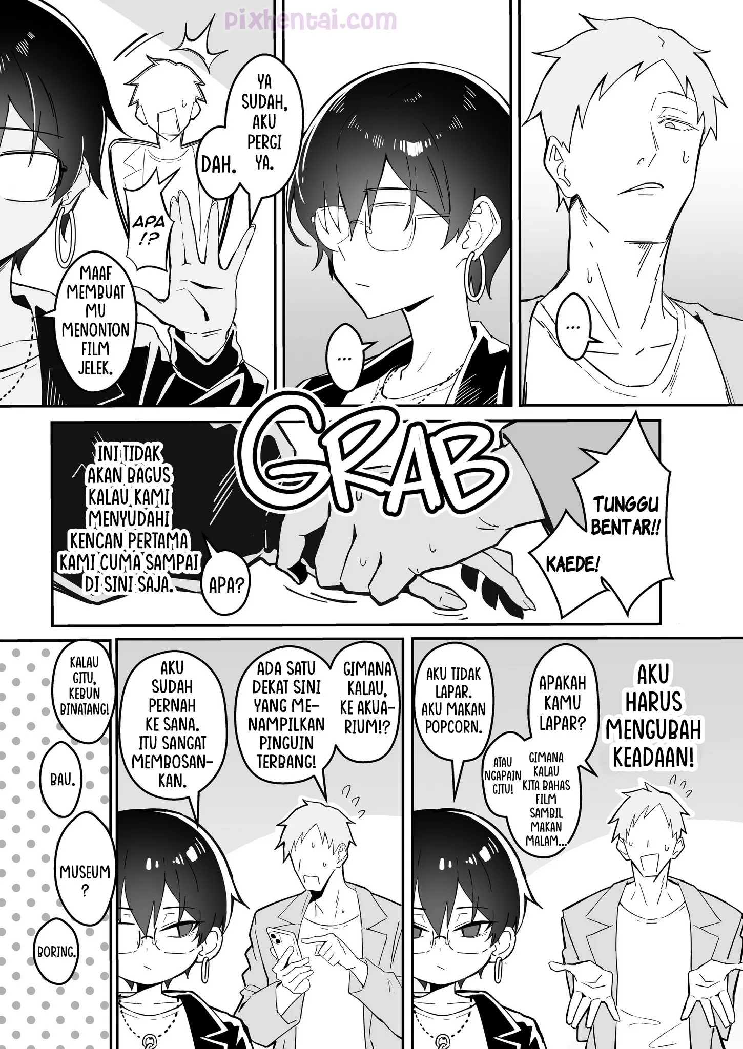 Komik hentai xxx manga sex bokep A Boring Date with My Blunt, Boyish Babe and Her Hidden Assets 6